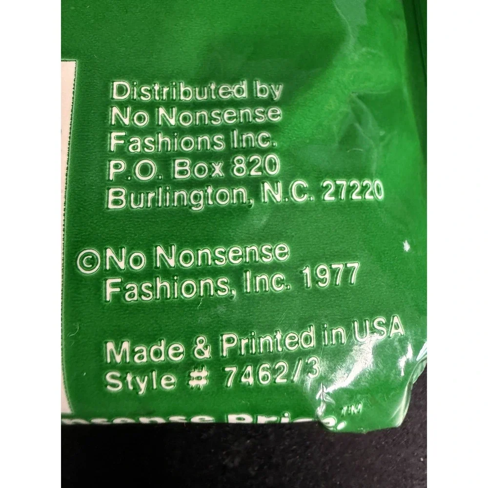 Vintage 1977 No Nonsense Control Top Pantyhose Petite Tan NOS Sealed Pouch US‎